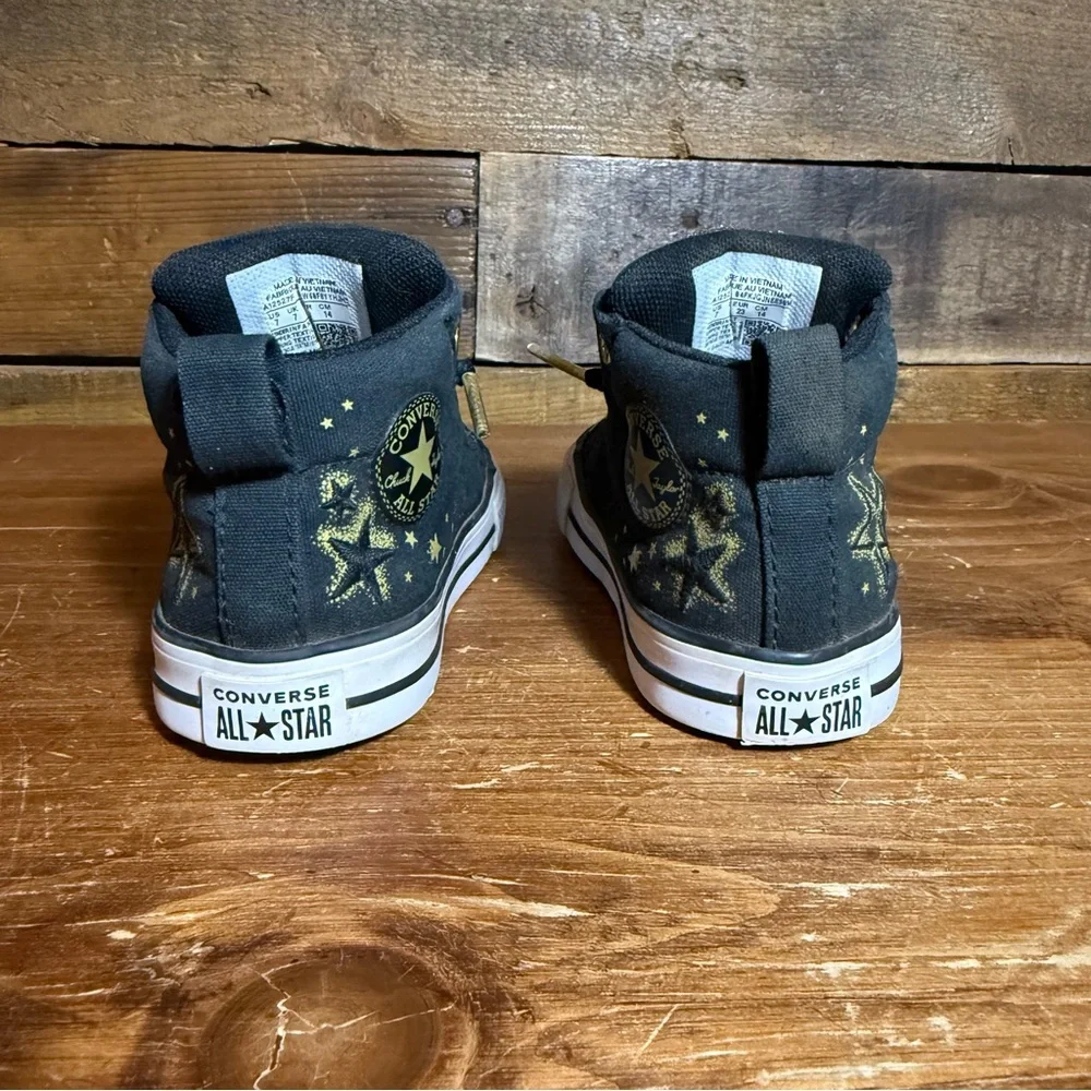Converse Chuck Taylor All Star Toddler size 7 Gold Star Canvas Street‎ Sneakers